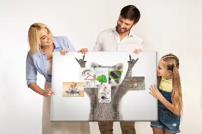 Ozdobna tablica korkowa Szop w okularach