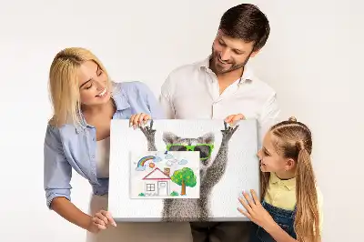 Ozdobna tablica korkowa Szop w okularach