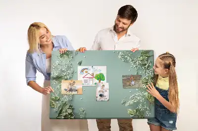Tablica korkowa Kwiaty delikatne