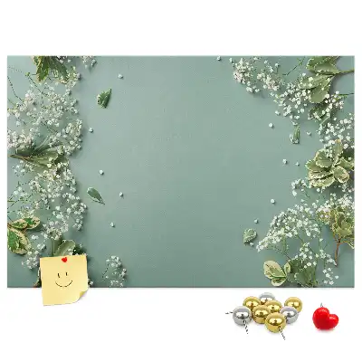 Tablica korkowa Kwiaty delikatne