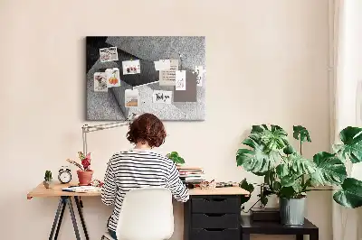 Tablica korkowa Abstrakcja trójkąty