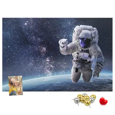 Ozdobna tablica korkowa Astronauta