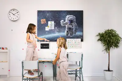 Ozdobna tablica korkowa Astronauta