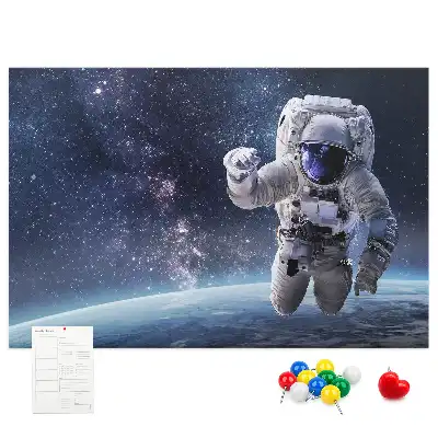Ozdobna tablica korkowa Astronauta