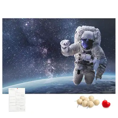 Ozdobna tablica korkowa Astronauta