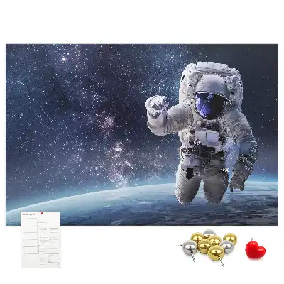 Ozdobna tablica korkowa Astronauta