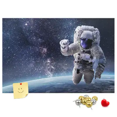 Ozdobna tablica korkowa Astronauta
