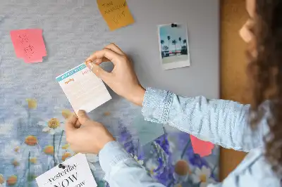 Tablica korkowa Motyl na łące