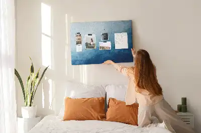 Tablica korkowa dla dzieci Abstrakcja woda
