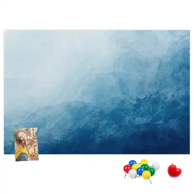 Tablica korkowa dla dzieci Abstrakcja woda