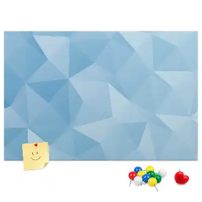 Tablica korkowa dla dzieci Trójkąty abstrakcja