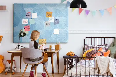 Tablica korkowa dla dzieci Trójkąty abstrakcja