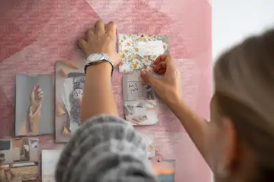 Tablica korkowa Trójkąty abstrakcja