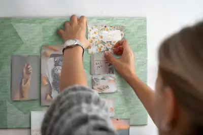 Tablica korkowa ozdobna Trójkąty abstrakcja