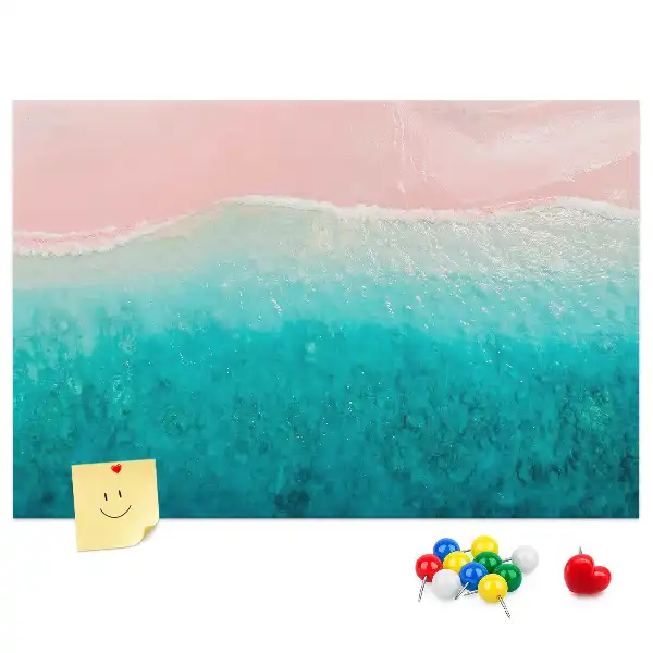 Tablica korkowa Egzotyczne wybrzeże plażowe