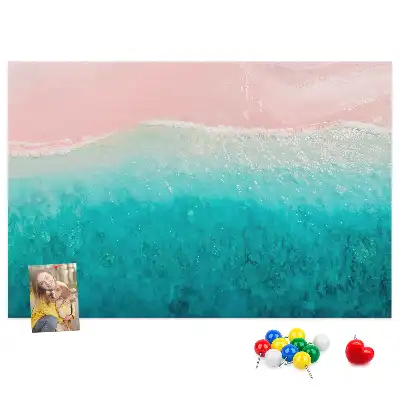 Tablica korkowa Plaża morze piasek