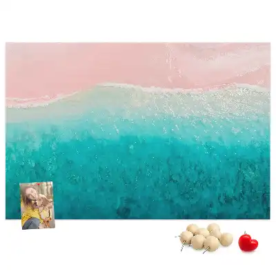 Tablica korkowa Egzotyczne wybrzeże plażowe
