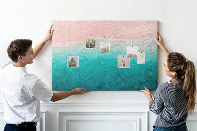 Tablica korkowa Plaża morze piasek