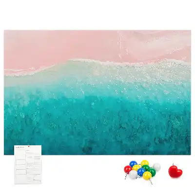 Tablica korkowa Egzotyczne wybrzeże plażowe