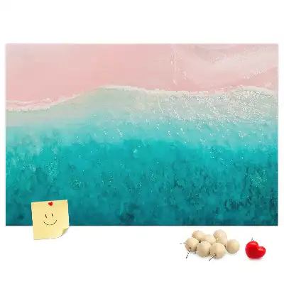 Tablica korkowa Plaża morze piasek