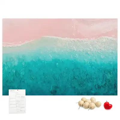 Tablica korkowa Plaża morze piasek