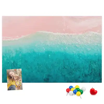 Tablica korkowa Egzotyczne wybrzeże plażowe