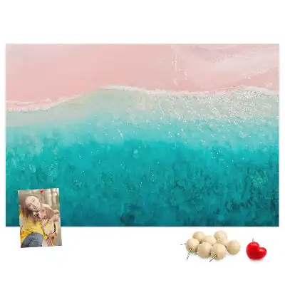Tablica korkowa Plaża morze piasek