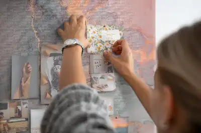 Tablica korkowa dla dzieci Marmur dekoracyjny