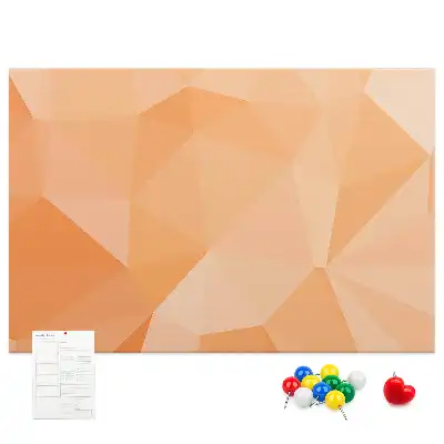 Korkowa tablica geometryczne kształty trójkątne