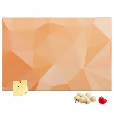 Korkowa tablica geometryczne kształty trójkątne