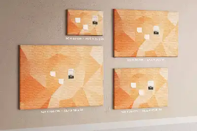Korkowa tablica Abstrakcja trójkąty