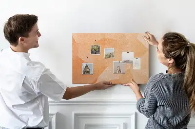 Korkowa tablica geometryczne kształty trójkątne