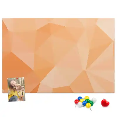 Korkowa tablica geometryczne kształty trójkątne