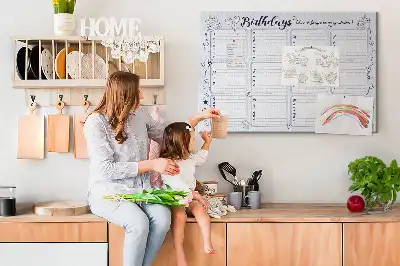 Ozdobna tablica korkowa Notka o urodzinach