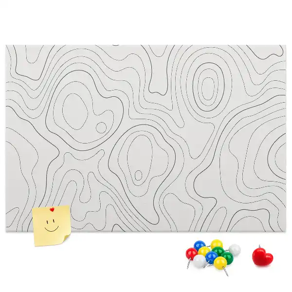 Korkowa tablica Plamy abstrakcja