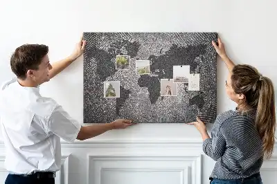 Tablica korkowa Minimalistyczny świat betonowy