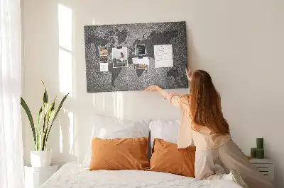 Tablica korkowa Minimalistyczny świat betonowy