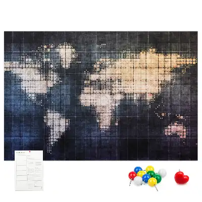 Tablica korkowa ozdobna Abstrakcja mapa świata