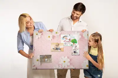 Tablica korkowa Kwiaty stokrotki