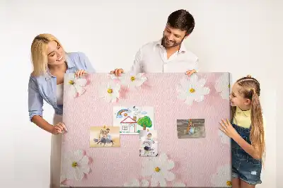 Tablica korkowa Kwiaty stokrotki