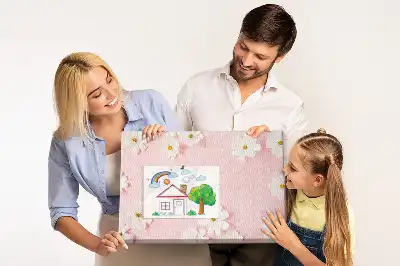 Tablica korkowa Kwiaty stokrotki