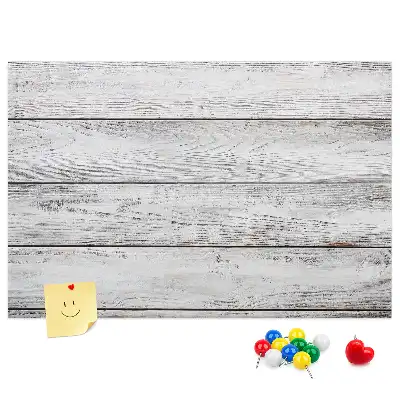 Tablica korkowa Pomalowane deski