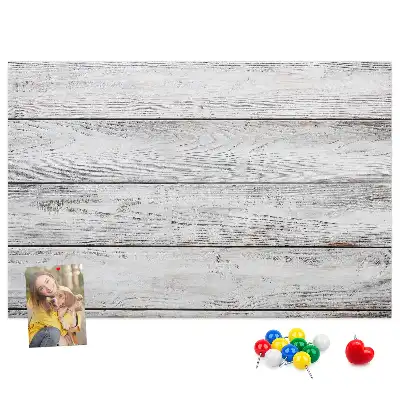 Tablica korkowa Pomalowane deski