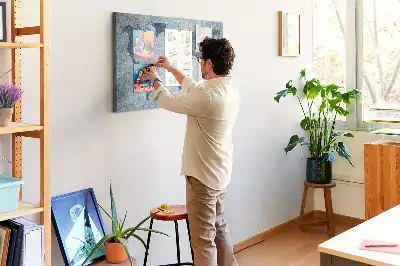 Ozdobna tablica korkowa mapy świata
