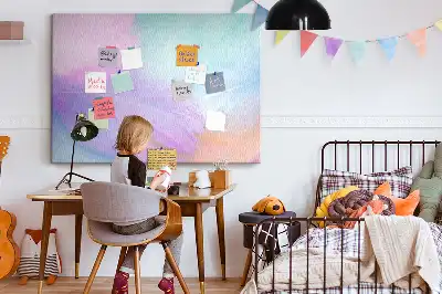 Tablica korkowa dla dzieci Kolorowe pióra