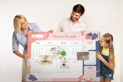 Korkowa tablica Planer Tygodnia