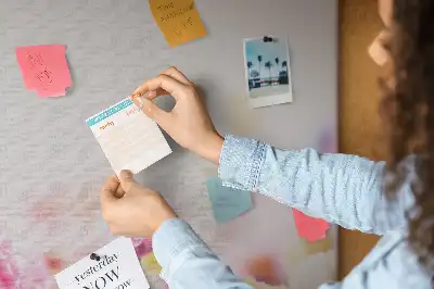Korkowa tablica Kwiaty na łące