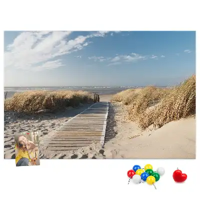 Tablica korkowa Widok na plażę