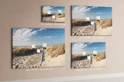 Tablica korkowa Widok na plażę