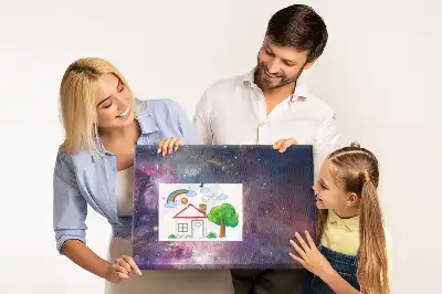 Ozdobna tablica korkowa Galaktyka świat